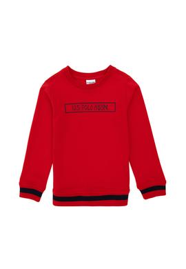 Erkek Çocuk Kırmızı Bisiklet Yaka Sweatshirt - 50293608010