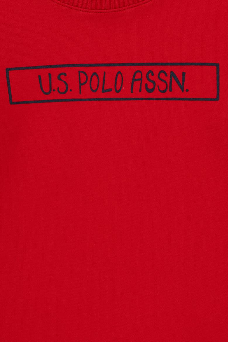 Erkek Çocuk Kırmızı Bisiklet Yaka Sweatshirt - 50293608010