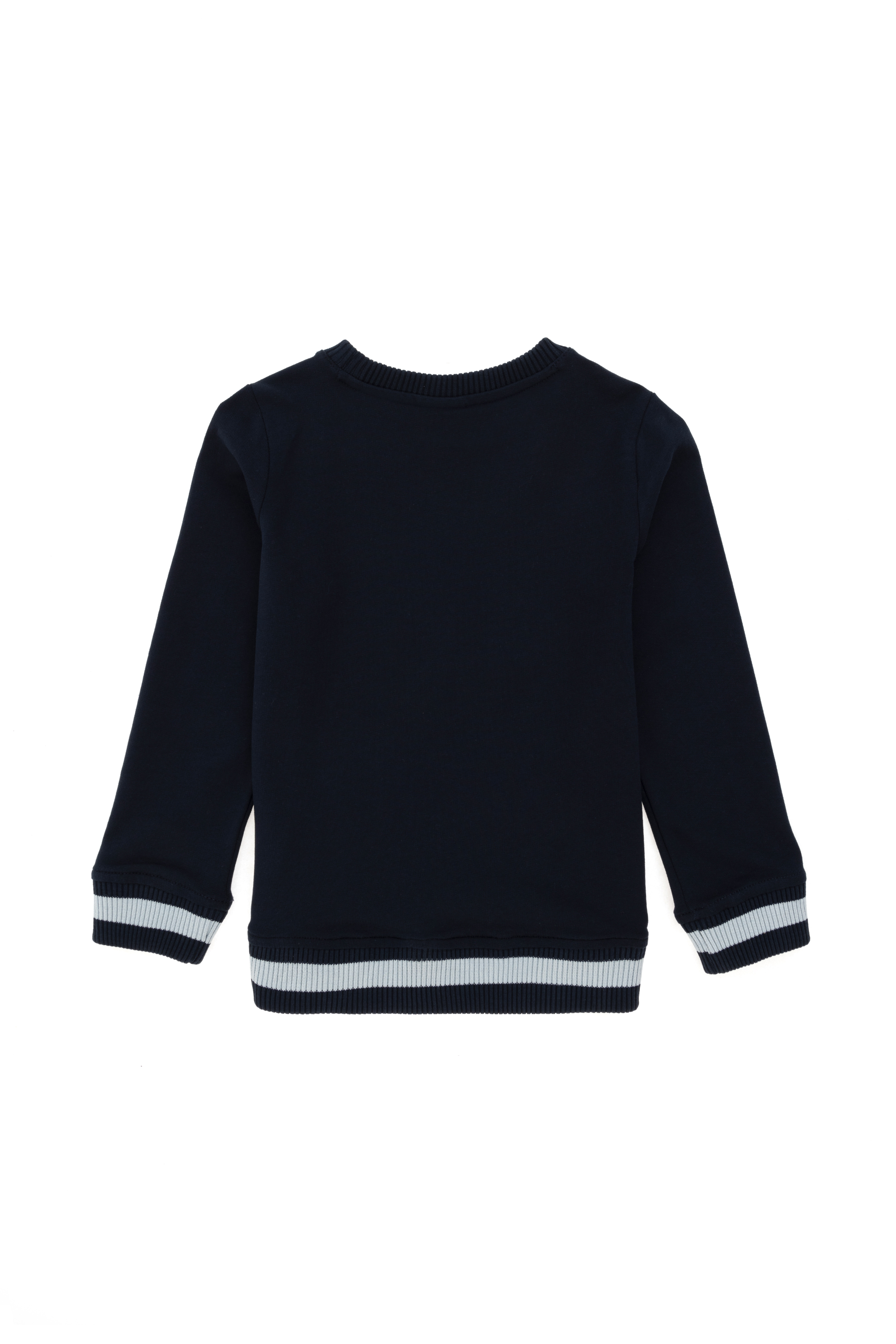 Erkek Çocuk Lacivert Bisiklet Yaka Sweatshirt - Image 2