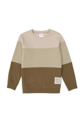 Erkek Çocuk Haki Bisiklet Yaka Sweatshirt - 50293549001