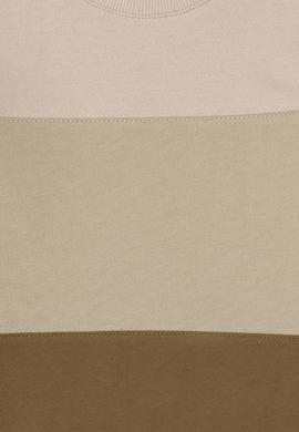 Erkek Çocuk Haki Bisiklet Yaka Sweatshirt - 50293549001