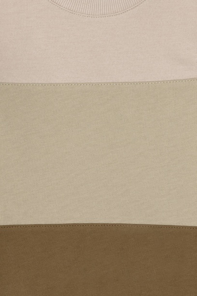 Erkek Çocuk Haki Bisiklet Yaka Sweatshirt