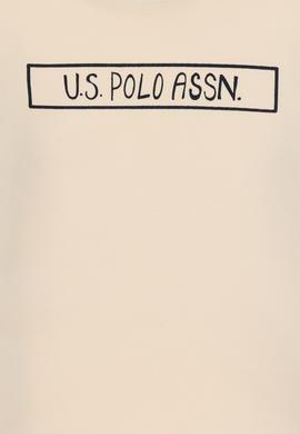 Erkek Çocuk Krem Bisiklet Yaka Sweatshirt - 50293608027