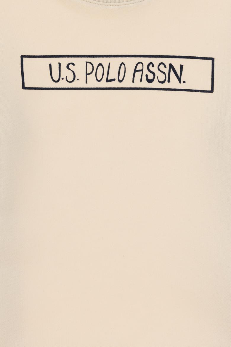 Erkek Çocuk Krem Bisiklet Yaka Sweatshirt - 50293608027