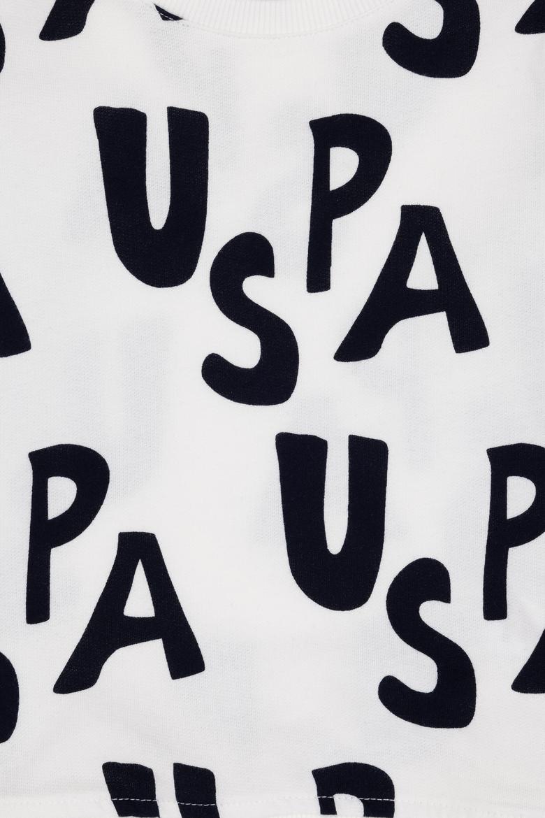 Erkek Çocuk Krem Bisiklet Yaka Sweatshirt - 50293634021