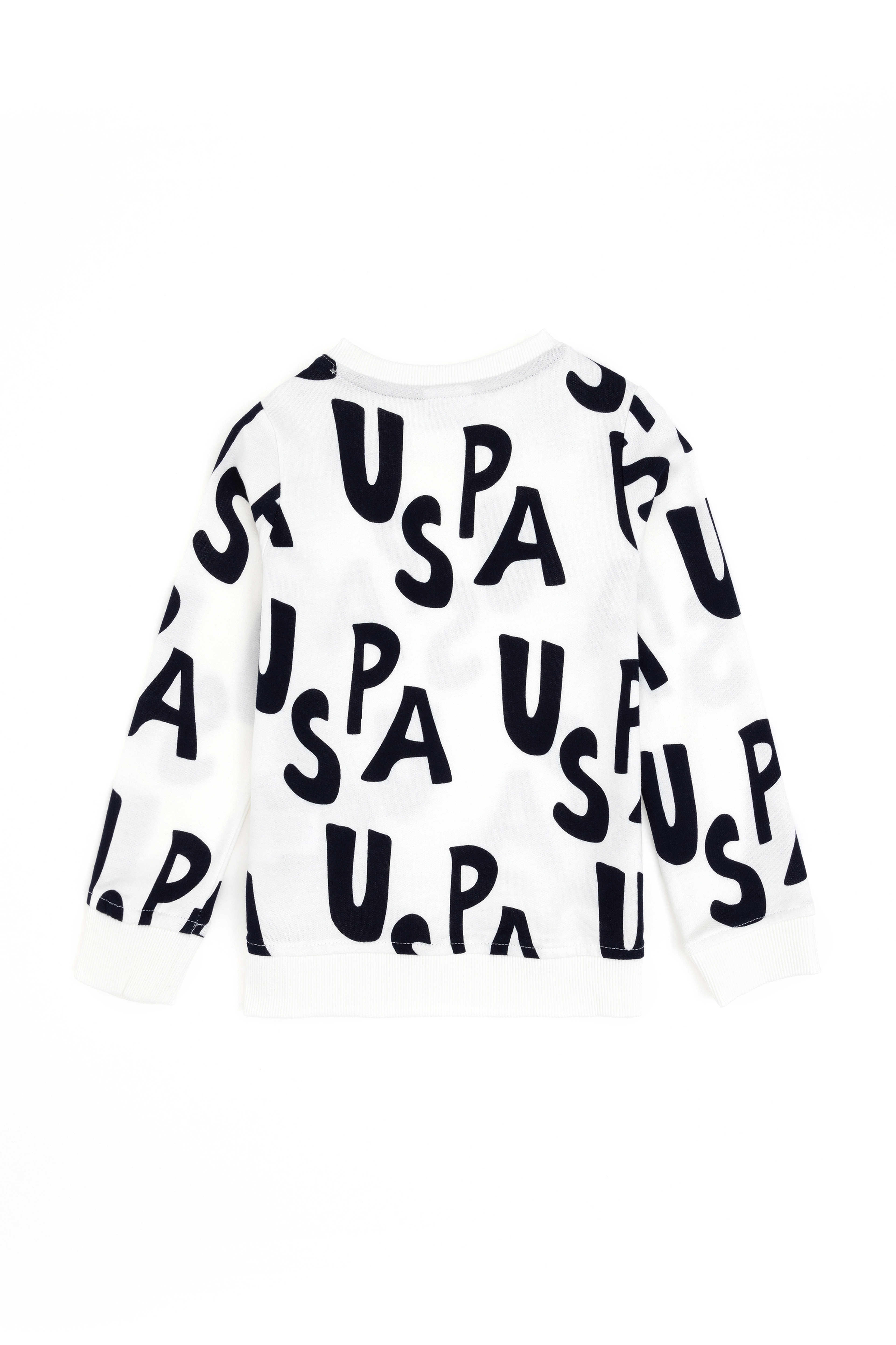 Erkek Çocuk Krem Bisiklet Yaka Sweatshirt