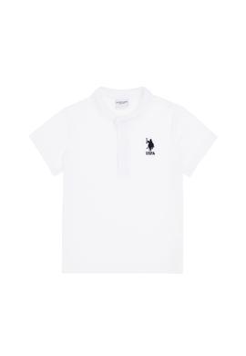 Erkek Çocuk Beyaz Basic Tişört - 50295504082