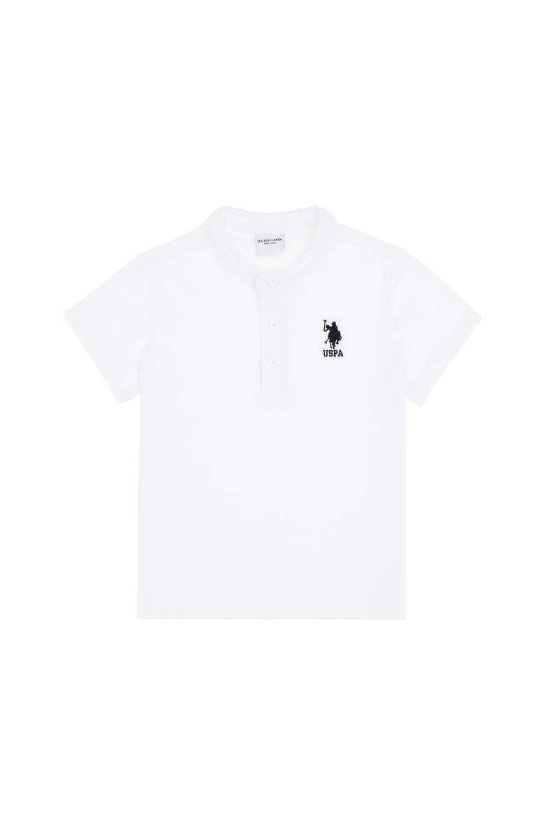 Erkek Çocuk Beyaz Basic Tişört - 50295504082