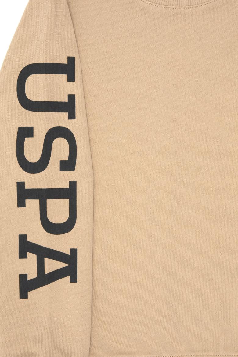 Erkek Çocuk Kum Basic Bisiklet Yaka Sweatshirt - 50293643028