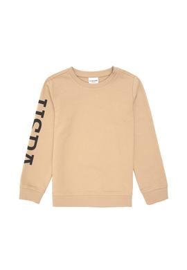 Erkek Çocuk Kum Basic Bisiklet Yaka Sweatshirt - 50293643028