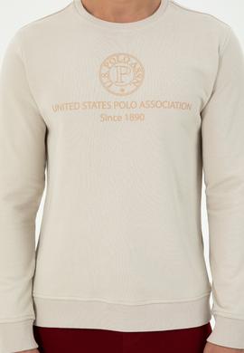 Erkek Regular Fit Bisiklet Yaka Taş Sweatshirt - 50293424001