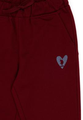 Kız Çocuk Bordo Eşofman Altı - 50296289065