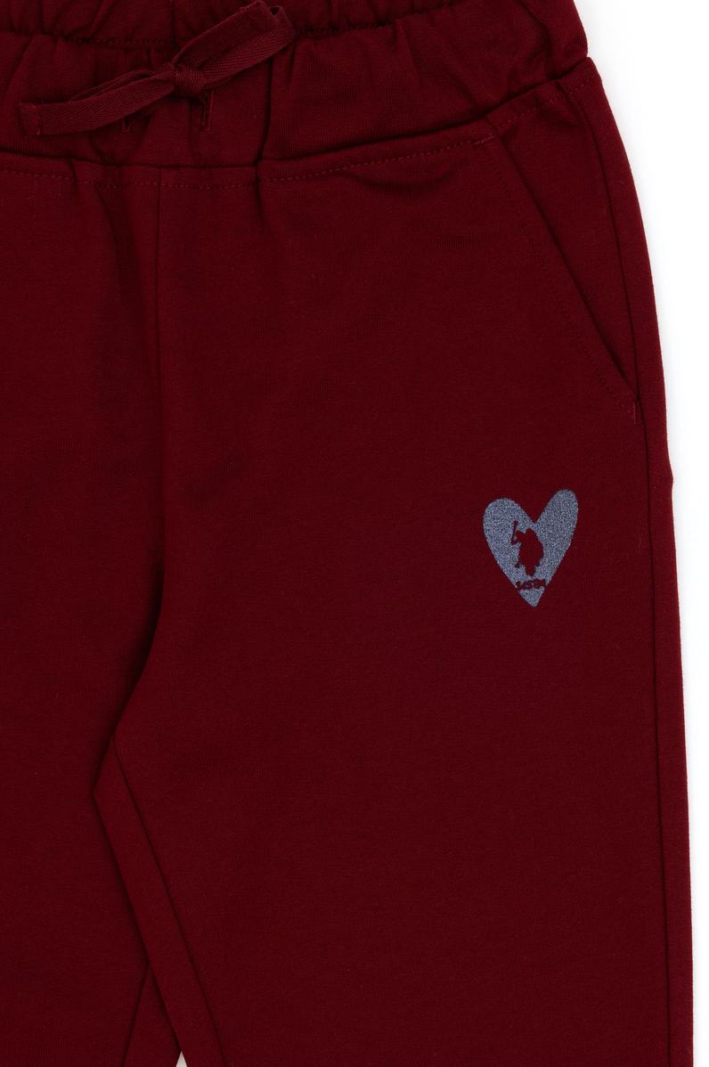 Kız Çocuk Bordo Eşofman Altı