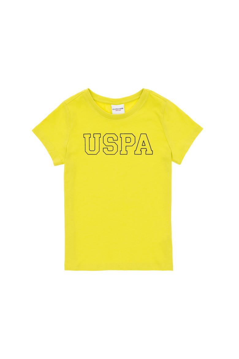 Erkek Çocuk Fıstık Yeşili Basic Bisiklet Yaka Tişört