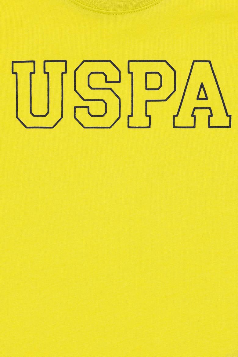 Erkek Çocuk Fıstık Yeşili Basic Bisiklet Yaka Tişört - 50284818149