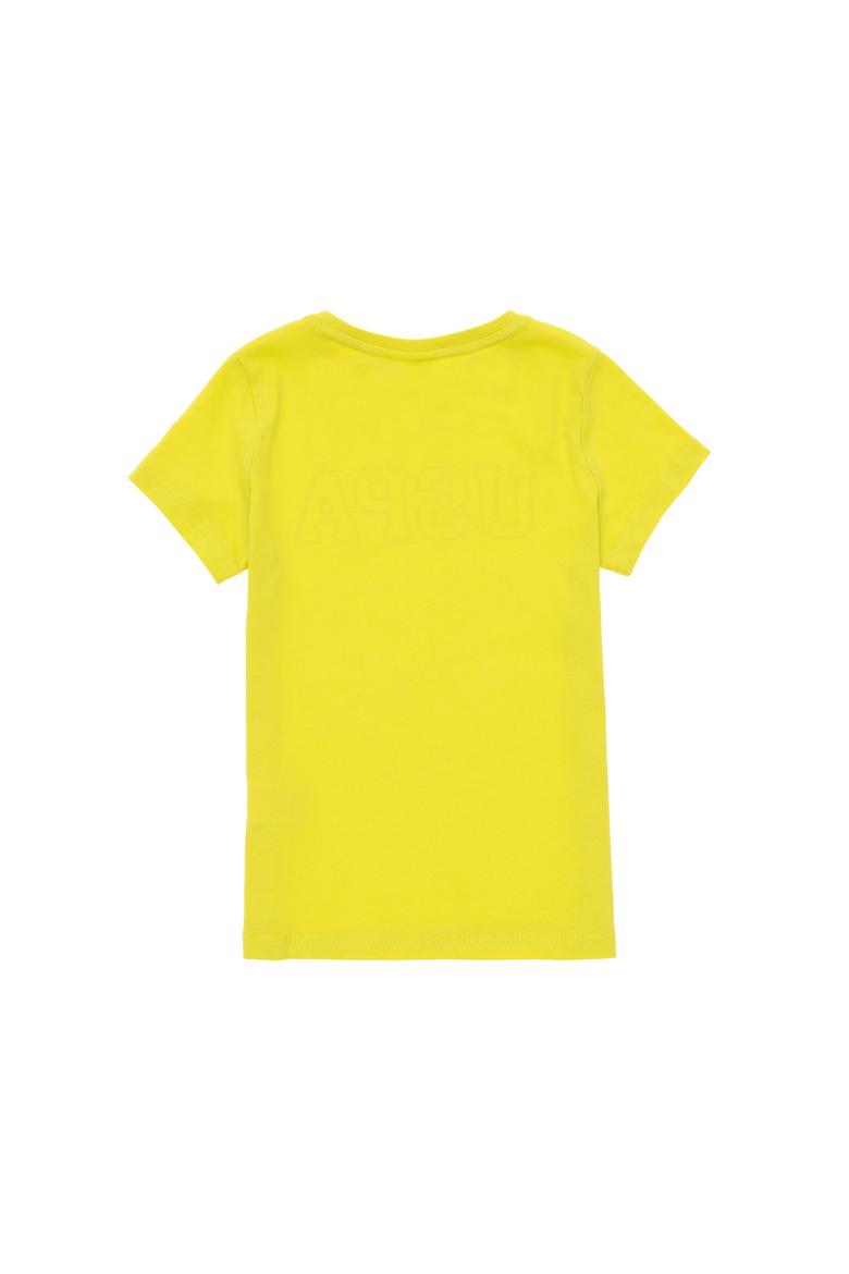 Erkek Çocuk Fıstık Yeşili Basic Bisiklet Yaka Tişört - 50284818149