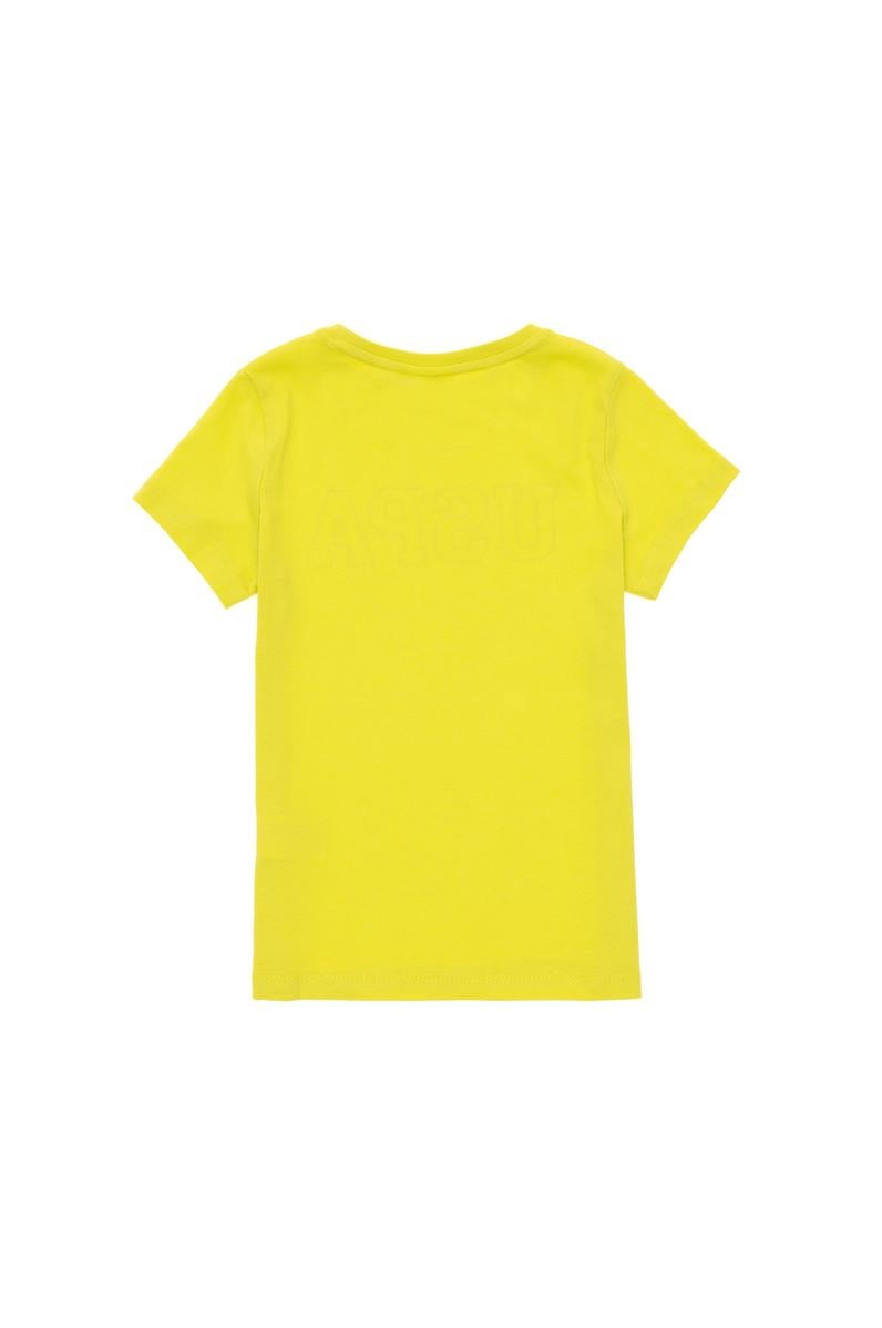 Erkek Çocuk Fıstık Yeşili Basic Bisiklet Yaka Tişört