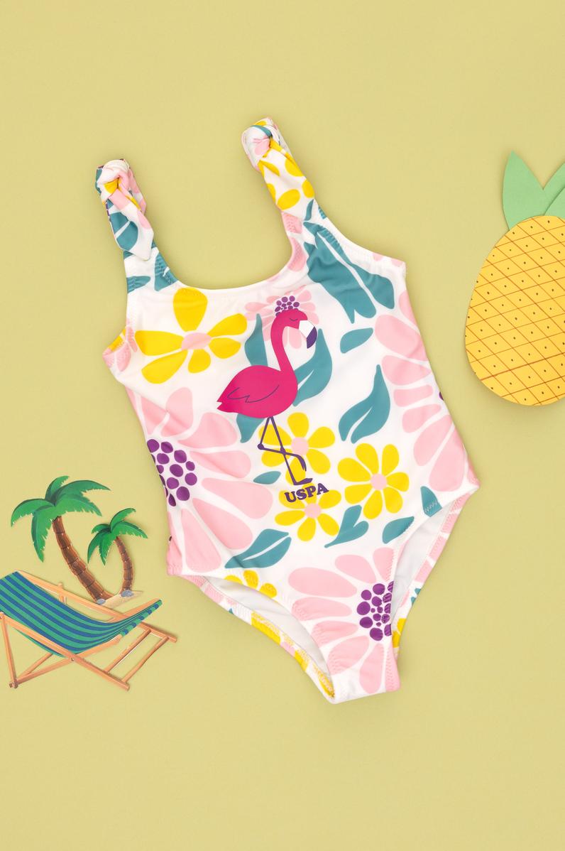 Kız Çocuk Pembe Mayo