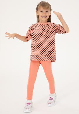 Kız Çocuk Somon Tayt - 50296923033