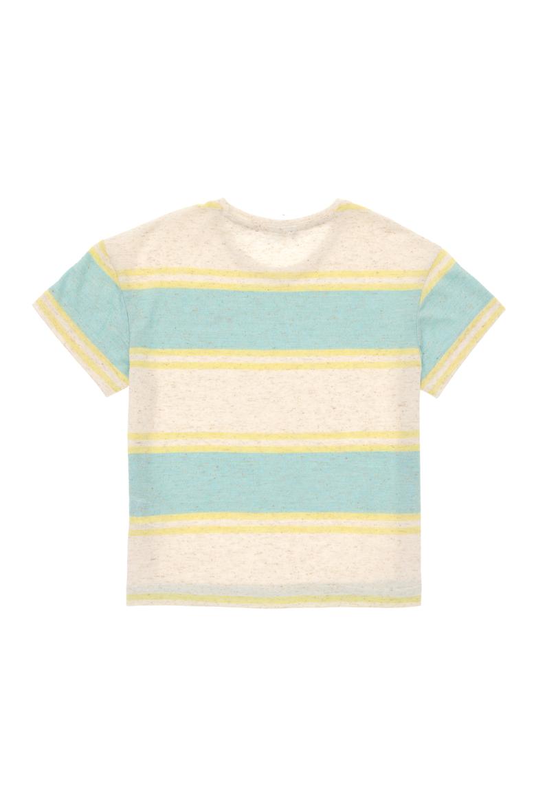 Erkek Çocuk Mint Bisiklet Yaka Tişört - 50282107025