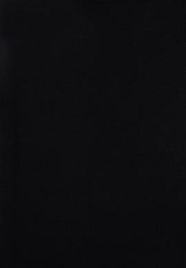 Kız Çocuk Siyah Bisiklet Yaka Basic Tişört - 50294568023