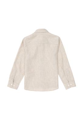 Kız Çocuk Ekru Uzun Kollu Gömlek - 50297426026