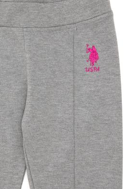 Kız Çocuk Gri Melanj Tayt - 50296370032