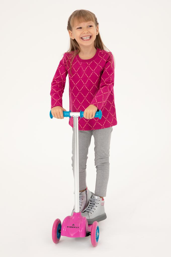 Kız Çocuk Gri Melanj Tayt