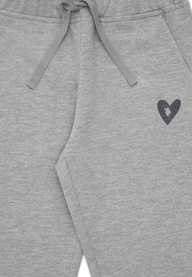 Kız Çocuk Gri Melanj Eşofman Altı - 50296932011