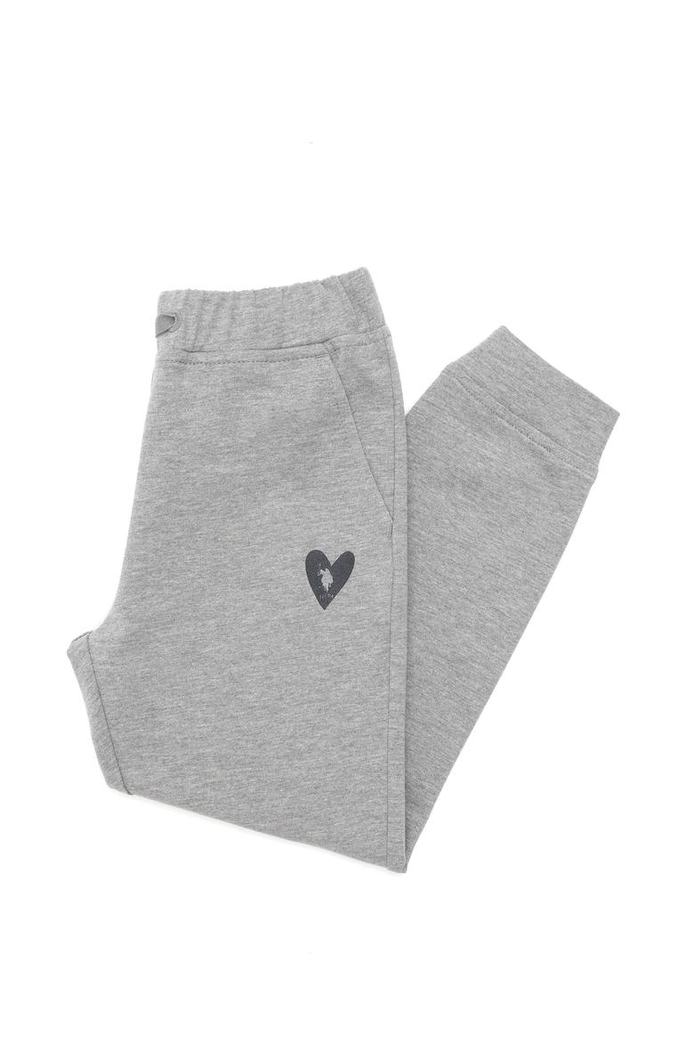 Kız Çocuk Gri Melanj Eşofman Altı - 50296932011