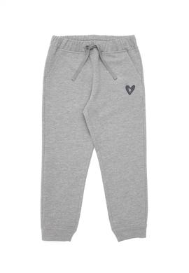 Kız Çocuk Gri Melanj Eşofman Altı - 50296932011