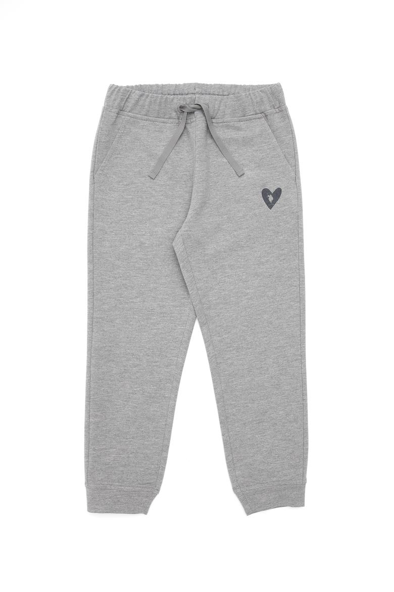 Kız Çocuk Gri Melanj Eşofman Altı - 50296932011