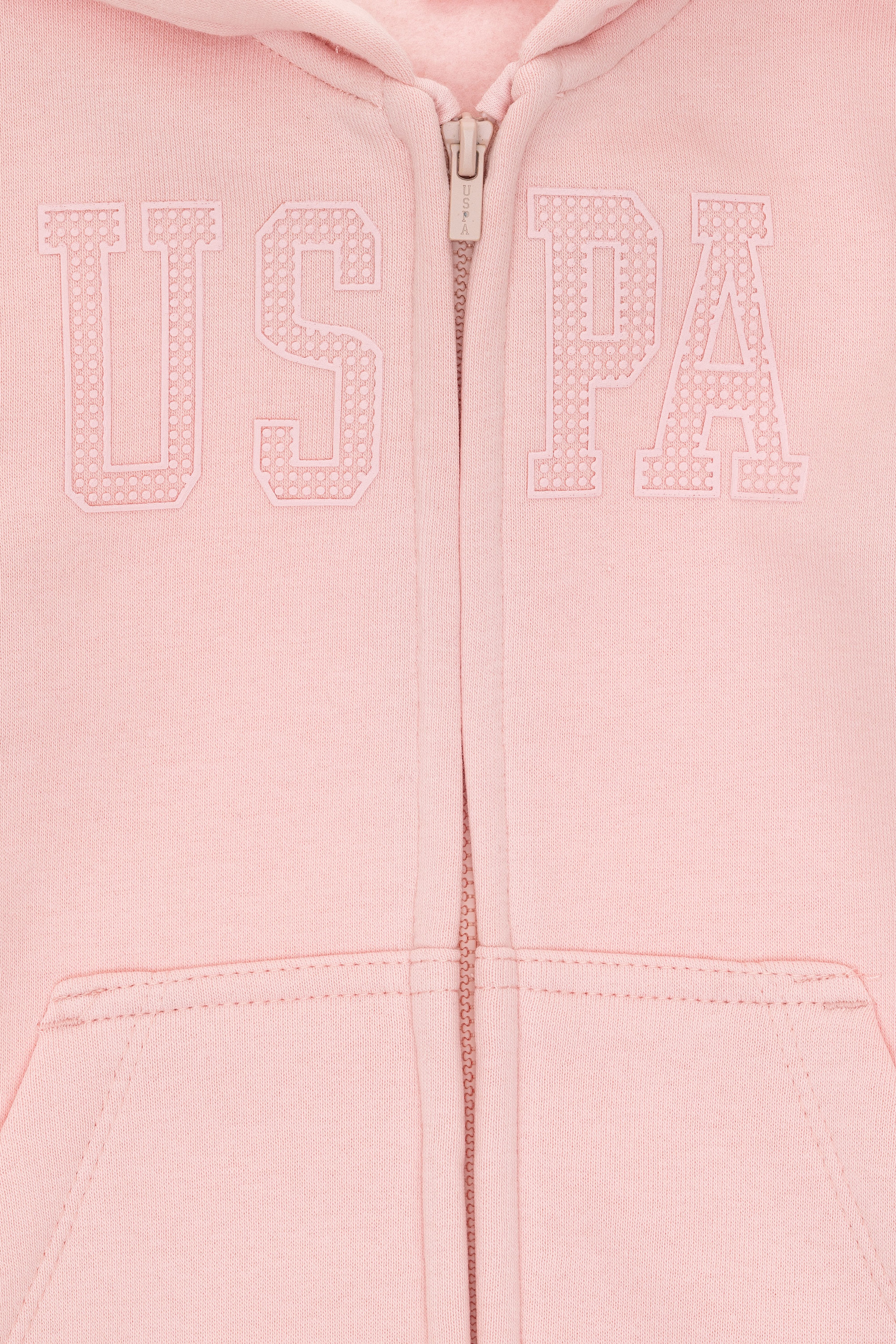 Kız Çocuk Toz Pembe Basic Sweatshirt - Image 3
