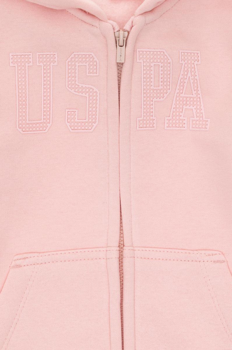 Kız Çocuk Toz Pembe Basic Sweatshirt