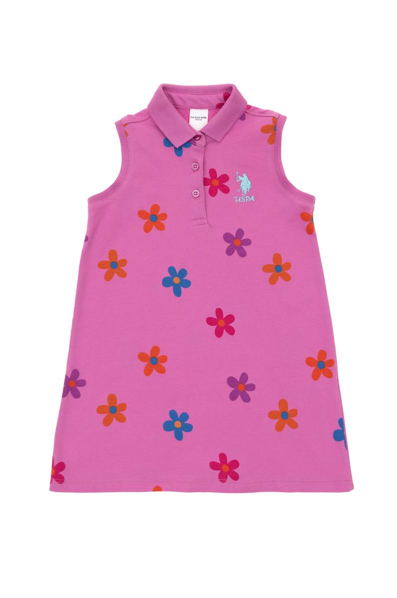 Kız Bebek Menekşe Örme Elbise