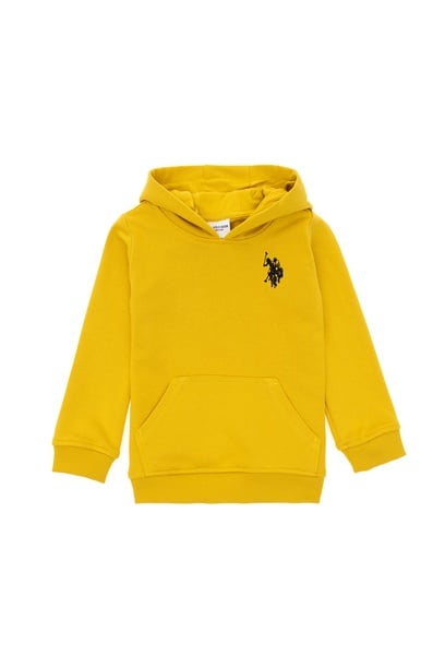 Erkek Çocuk Sarı Basic Sweatshirt