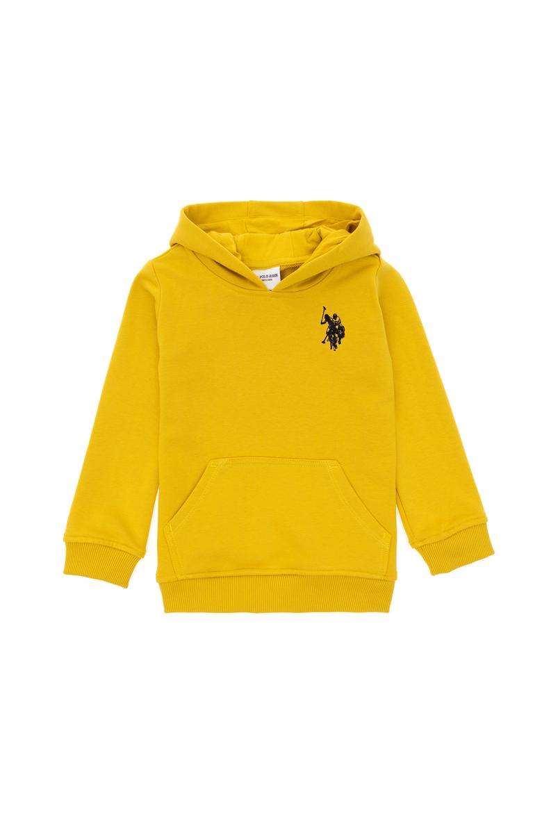 Erkek Çocuk Sarı Basic Sweatshirt