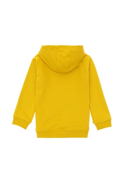 Erkek Çocuk Sarı Basic Sweatshirt