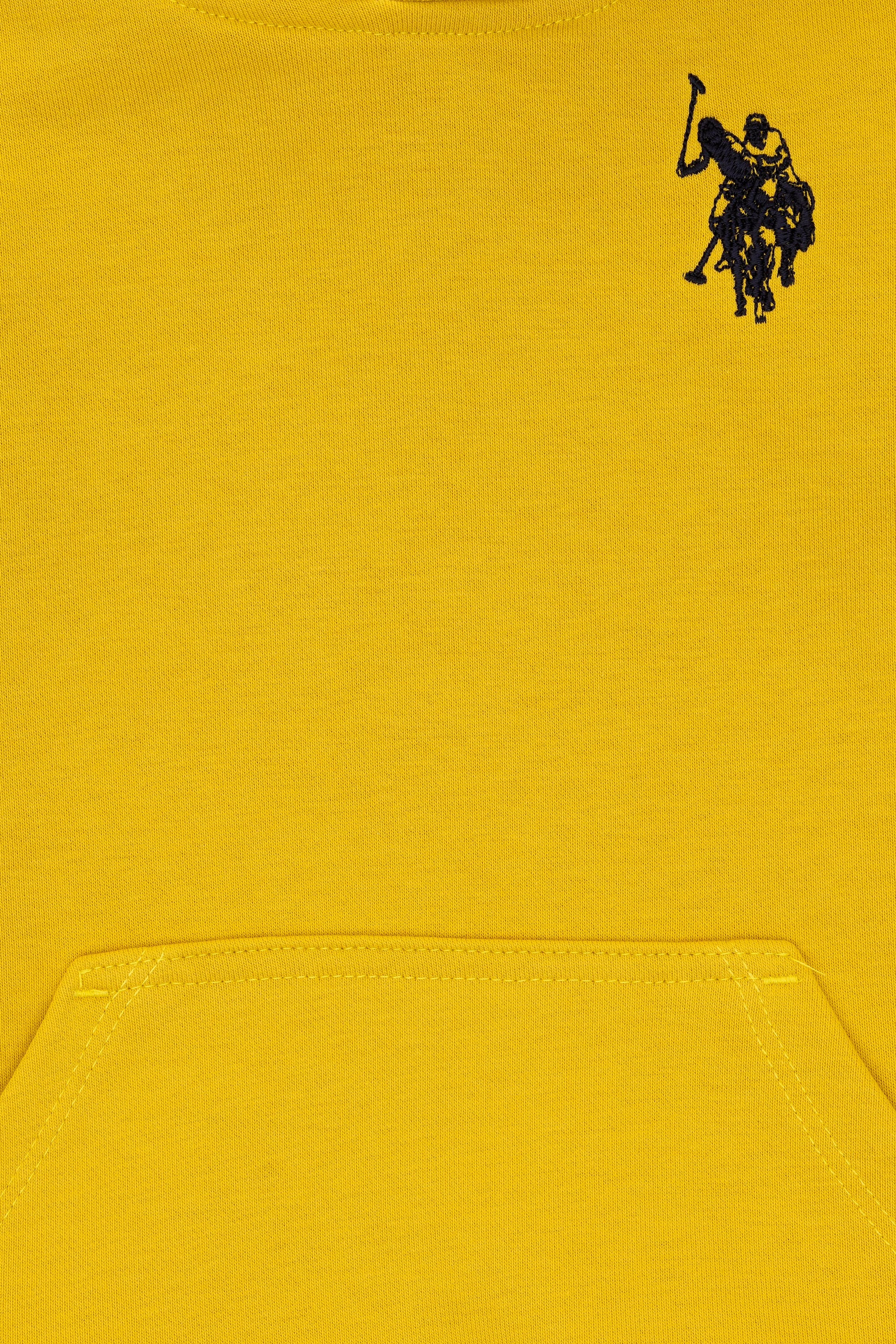 Erkek Çocuk Sarı Basic Sweatshirt - Image 3