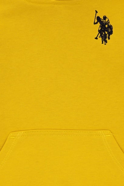 Erkek Çocuk Sarı Basic Sweatshirt
