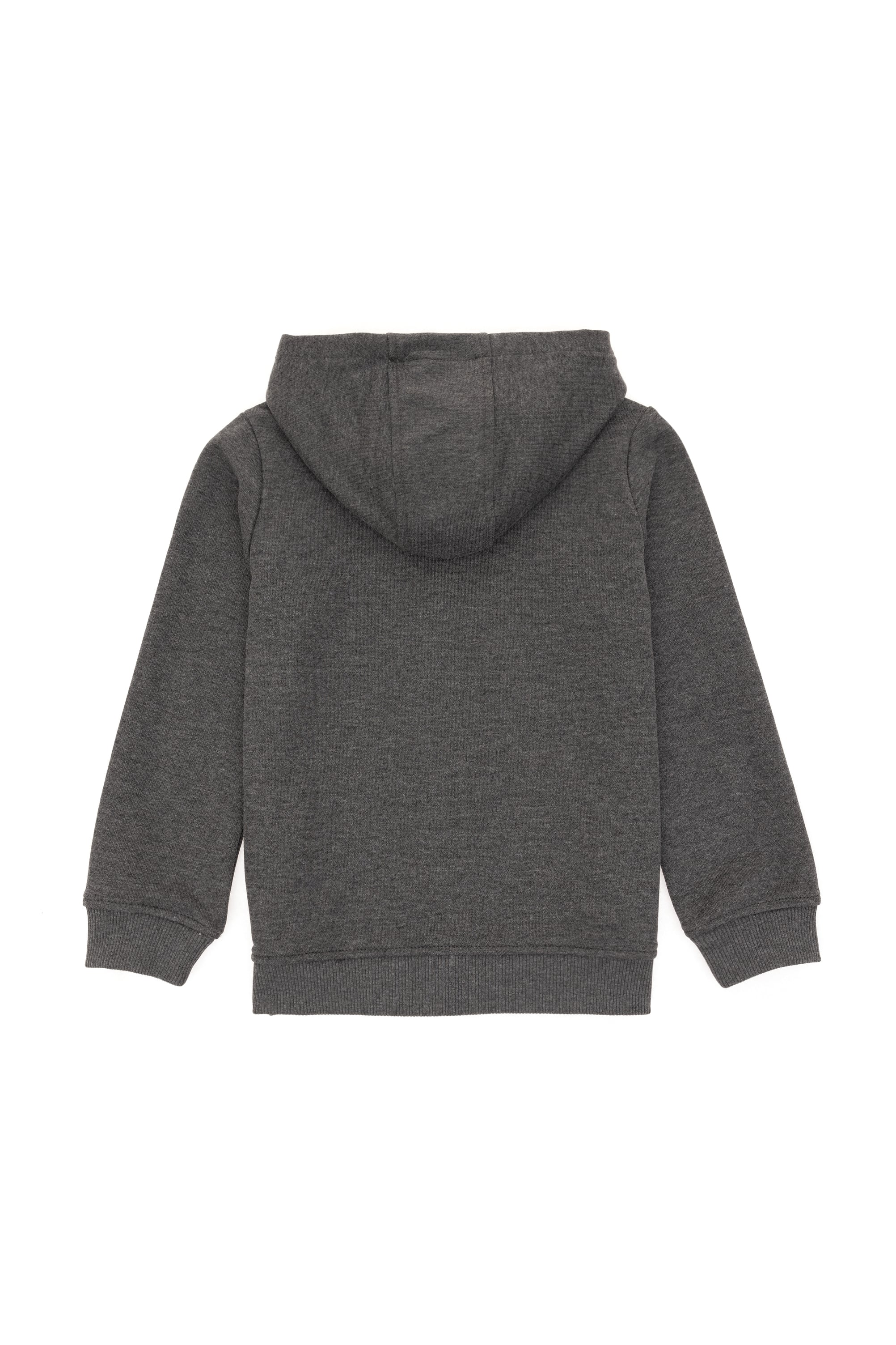 Erkek Çocuk Antrasit Melanj Basic Sweatshirt - Image 2