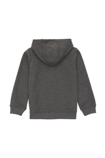 Erkek Çocuk Antrasit Melanj Basic Sweatshirt