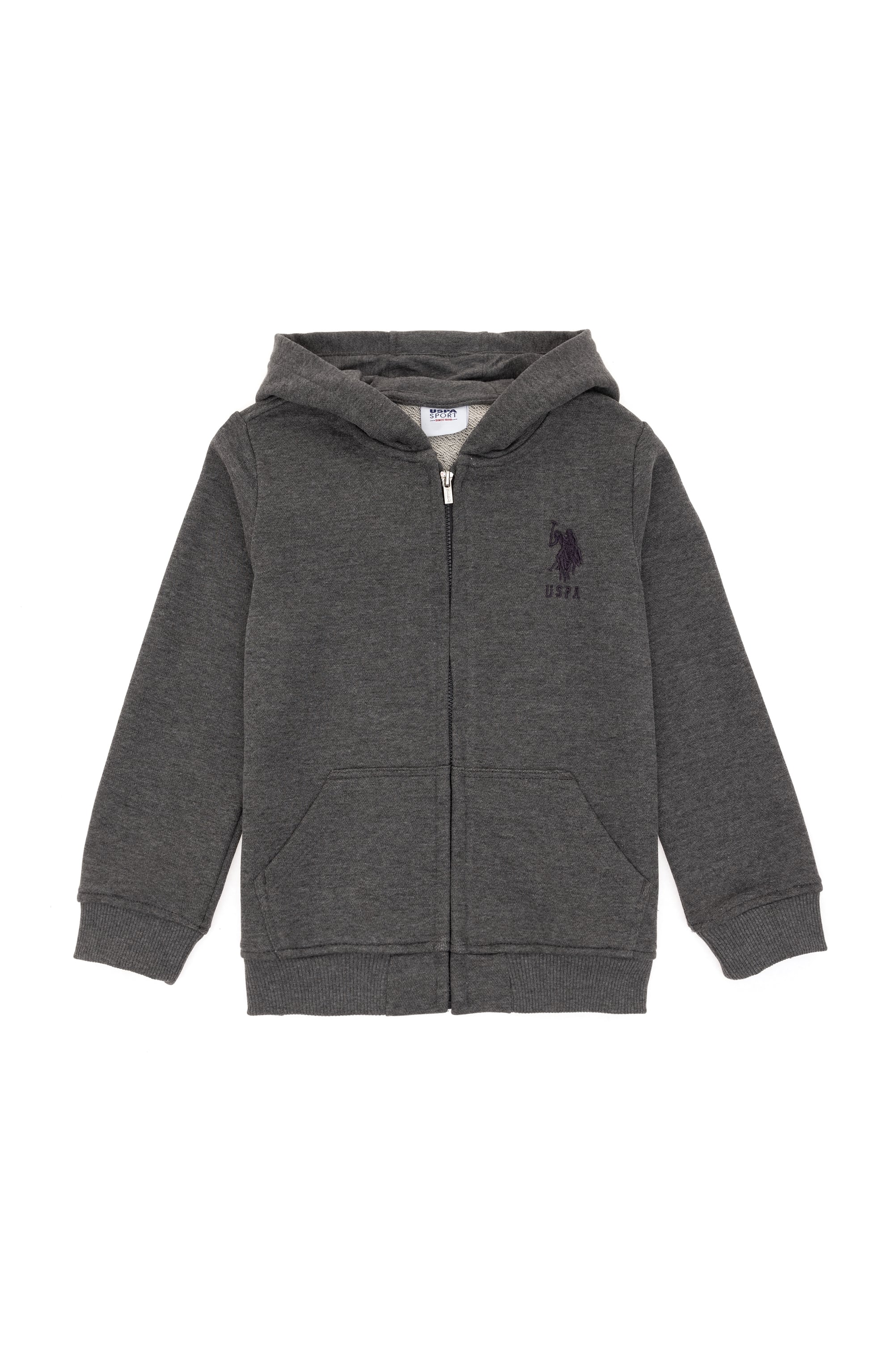 Erkek Çocuk Antrasit Melanj Basic Sweatshirt - Image 1