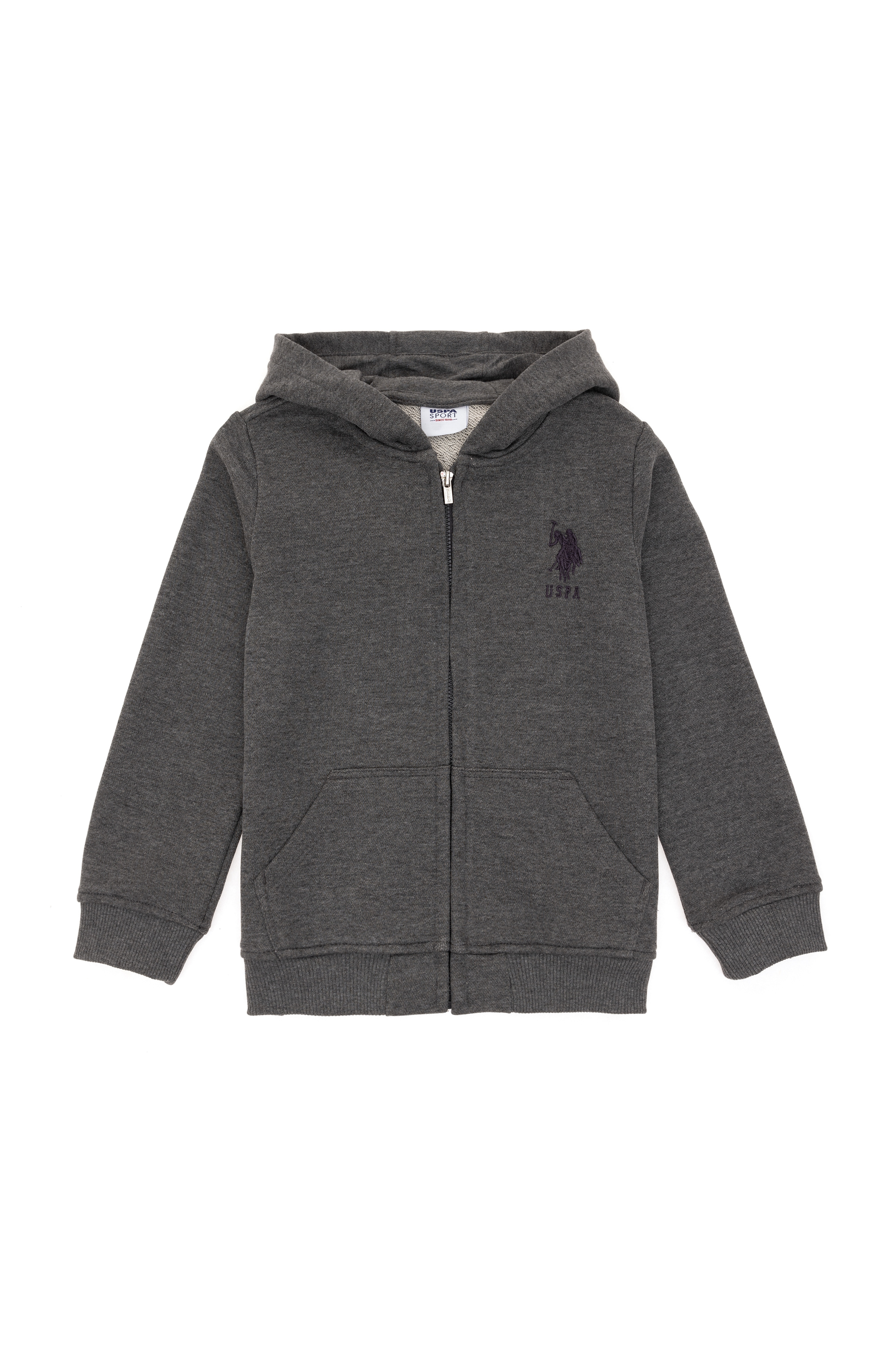 Erkek Çocuk Antrasit Melanj Basic Sweatshirt