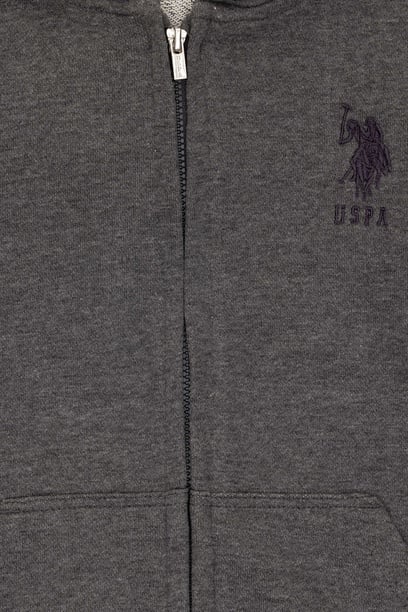 Erkek Çocuk Antrasit Melanj Basic Sweatshirt