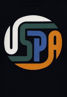 Erkek Çocuk Lacivert Bisiklet Yaka Sweatshirt - 50290873004