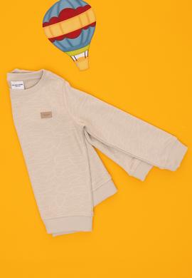 Erkek Çocuk Taş Bisiklet Yaka Sweatshirt - 50290642061