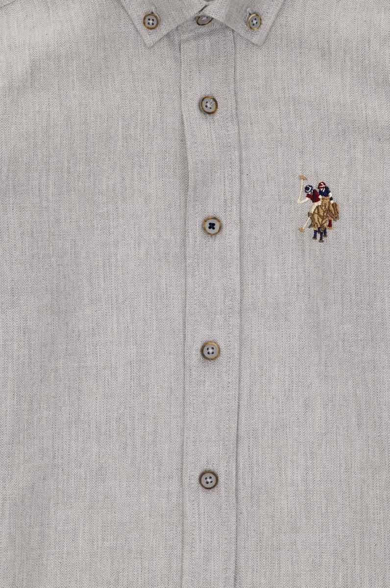 Erkek Çocuk Taş Uzun Kollu Basic Gömlek