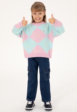 Kız Çocuk Pembe Kazak - 50297206002