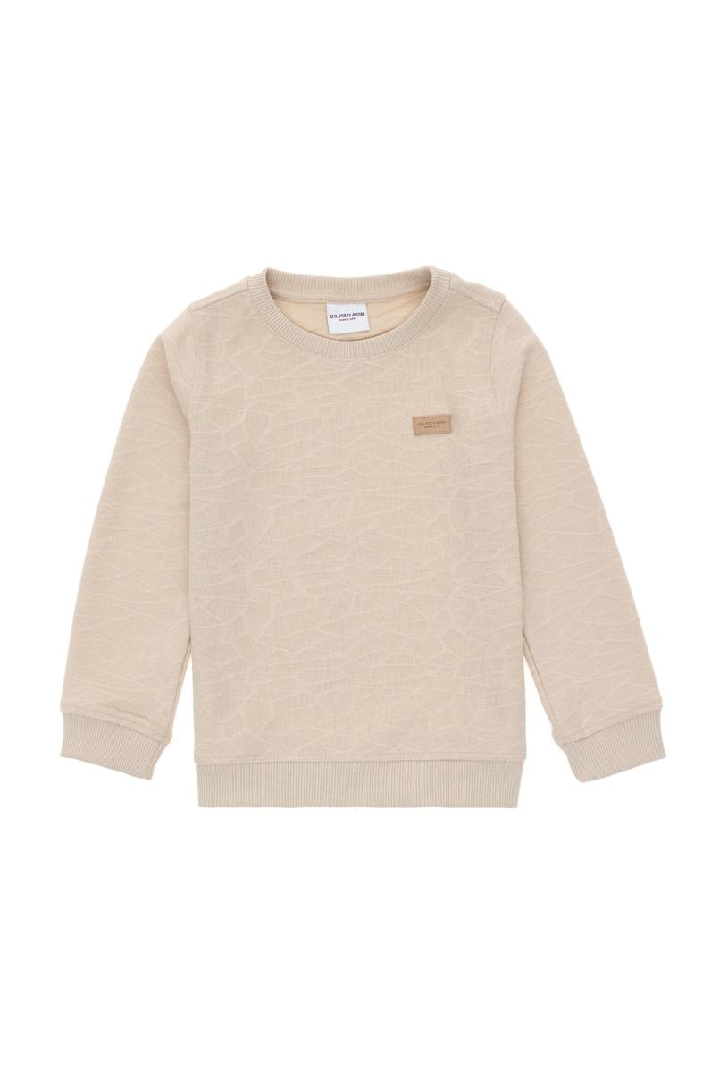 Erkek Çocuk Taş Bisiklet Yaka Sweatshirt